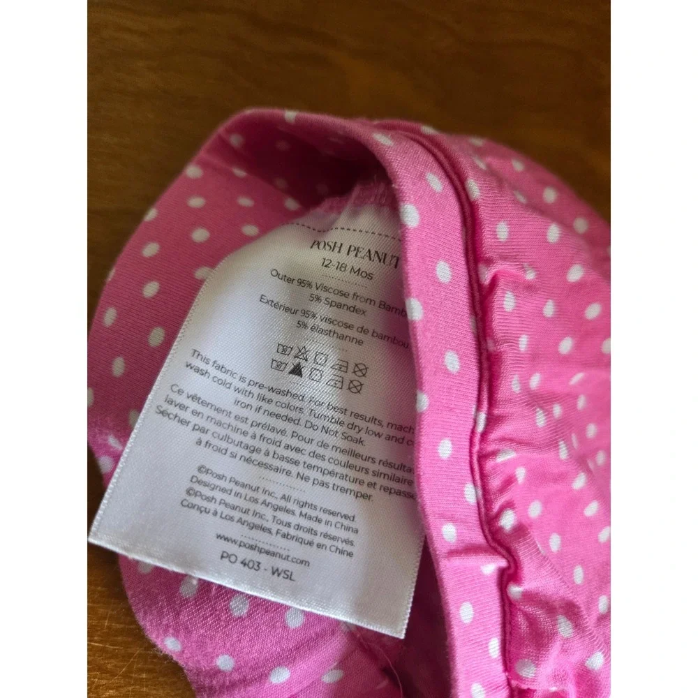 Posh Peanut Baby Girls Animal Donut Peplum Top and Ruffle Bloomer Set 12-18M